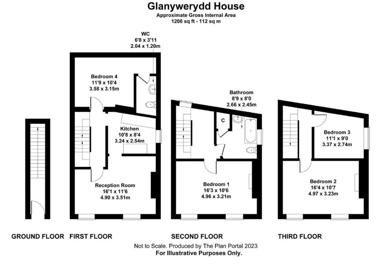 Luxury 4 Bedroom Seaside Apartment - Glan Y Werydd House بارموث المظهر الخارجي الصورة